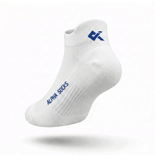 White Sneaker socks men cotton breathable kniton socks
