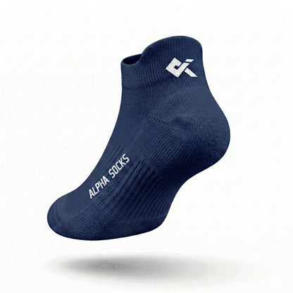 Blue Sneaker socks men cotton breathable kniton socks