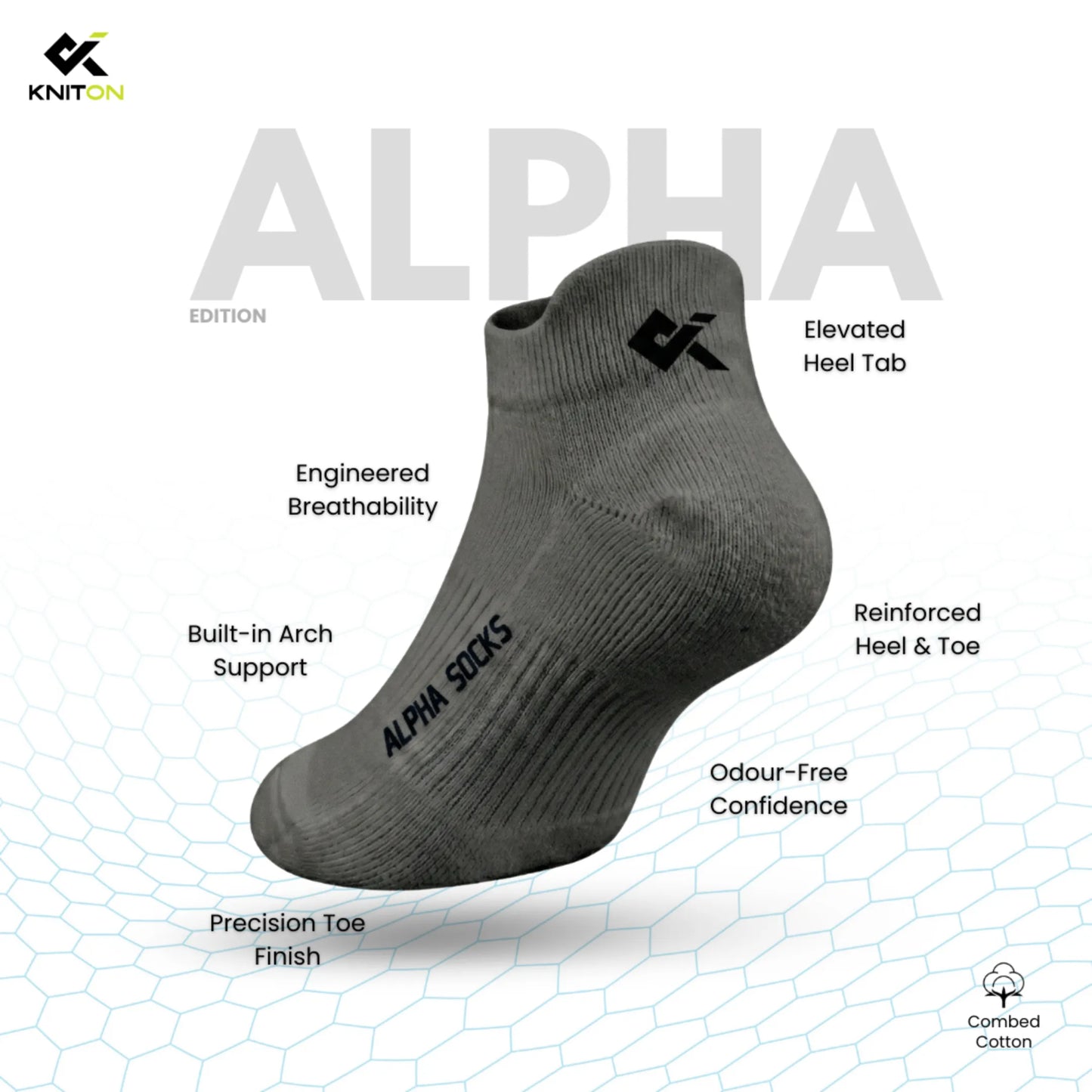 Alpha Sneaker Metro Charcoal