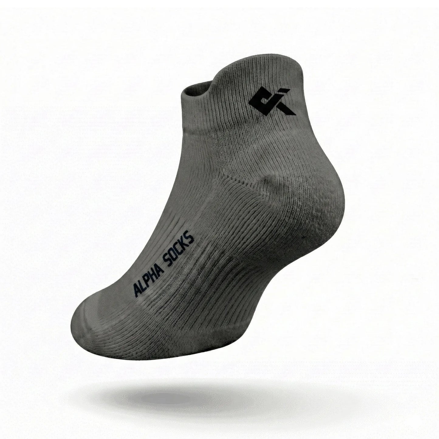 Charcoal Sneaker socks men cotton breathable kniton socks