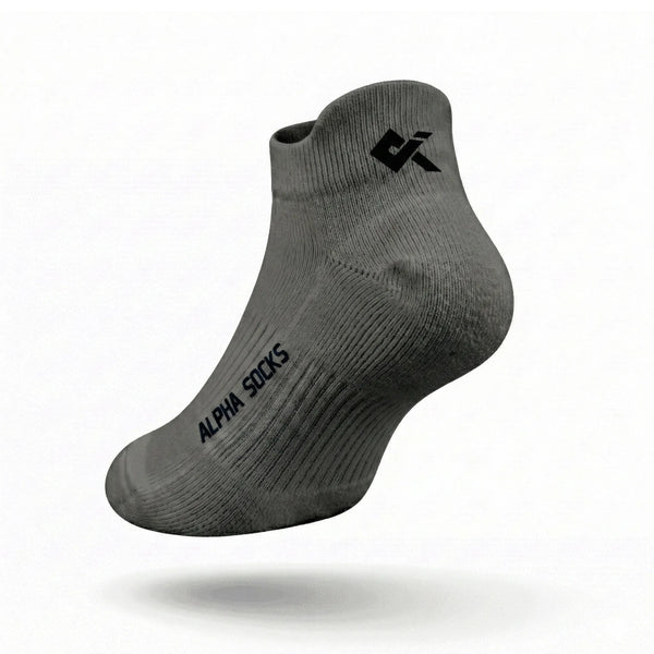 Charcoal Sneaker socks men cotton breathable kniton socks