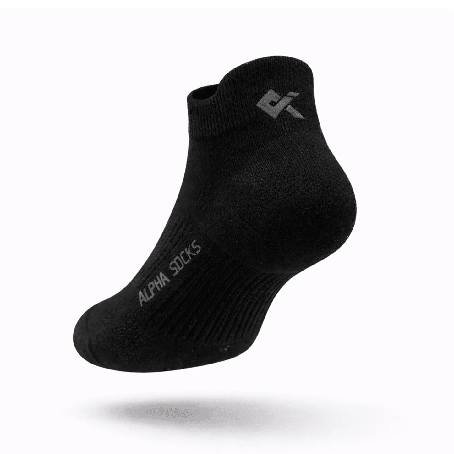 Black Sneaker socks men cotton breathable kniton socks